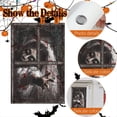 thumbnail image 4 of Halloween Ventana Decoración Horror Pelo Mujer Horror Ventana Fondo Halloween Ventana Cartel Decoración, 4 of 5