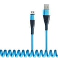thumbnail image 3 of Klonfd Micro USB Fish Tail Spring Durable Cable Data Fast Charging For Android Phone, 3 of 3