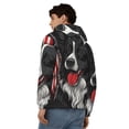 thumbnail image 4 of Goofa Independence Day Collie Pattern Mens Full-zip Hoodie, Zip-up Pullover Hooded Sweatshirt, Kangaroo Pocket Hoodie Ideal for Daily Wear, Travel, and Home-XX-Large, 4 of 5