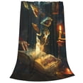 thumbnail image 2 of Fuzoiu Magical Tarot Reading Print Ultra-Soft Micro Fleece Blanket,All Seasons Flannel Throw, Lightweight Blanket for Bed, Sofa, Couch, Movie Night, Camping, and Travel-60"x50", 2 of 7