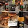 thumbnail image 4 of Steven Raichlen Project Smoke Barbecue Sauce Gift Box- 3 Pack BBQ Combo- Spicy Apple, Smoky Mustard, Lemon Brown Sugar- Great Gift for Men or Summer BBQ Lovers- Sauce for Meat Chicken Ribs Fish, 4 of 4