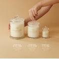 thumbnail image 3 of Luxury The Hamptons Candle, Teak & Petitgrain Scented, Triple Scented Soy Wax Blend, 2 Wicks, 65 Hour Burn Time, Elegant Glass Jar, 13.4 Oz, White, 3 of 6