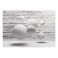 thumbnail image 3 of Tiptophomedecor 3D Illusion Wallpaper Wall Mural - Balls, 3 of 4