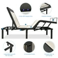 thumbnail image 4 of Costway Grand Size Réglable Lit Base Cadre de Lit Électrique W / Modes de Massage, 4 of 6