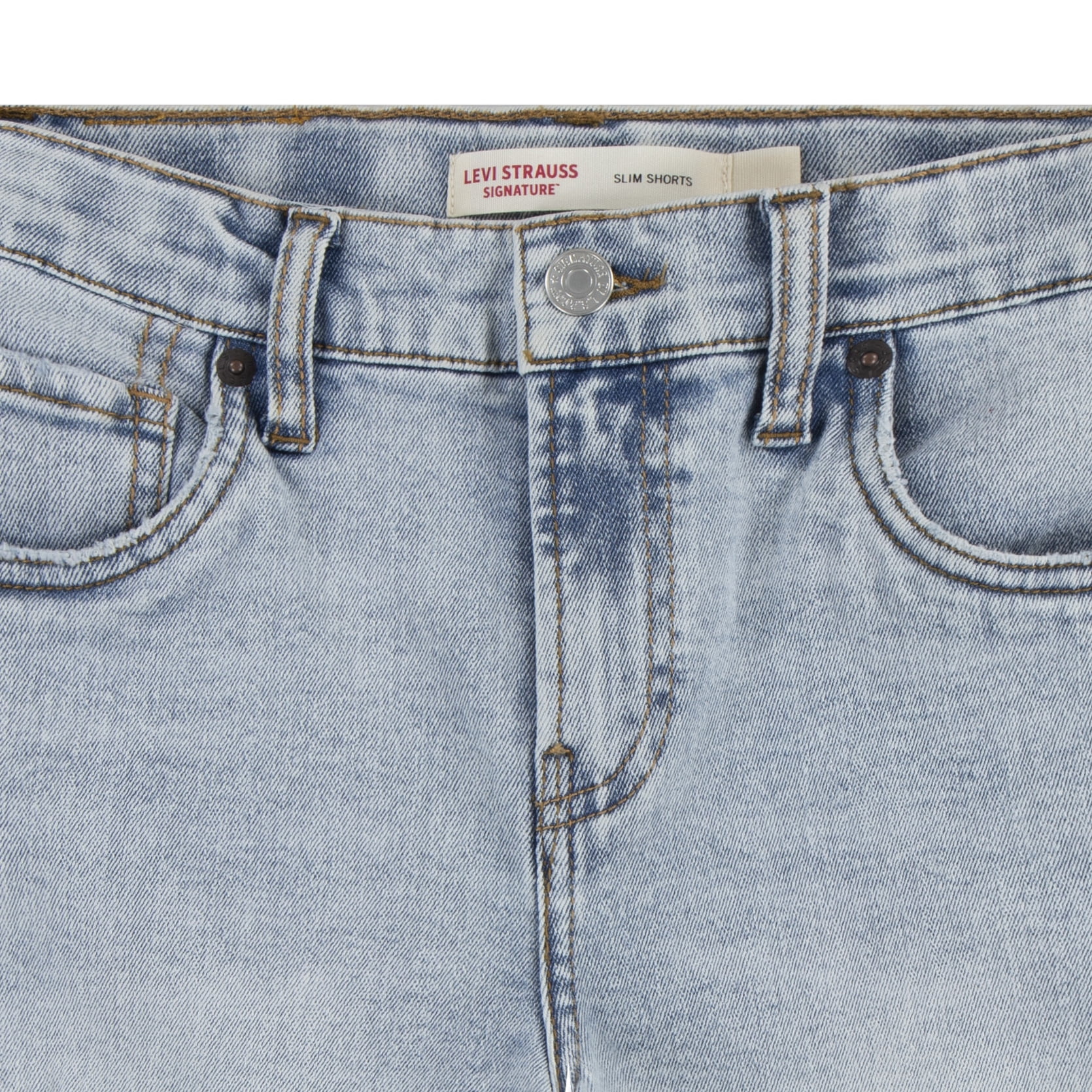 Levi Strauss Signature Boys Slim Fit Denim Shorts, Sizes 4-18