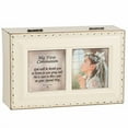 thumbnail image 2 of Cottage Garden First Communion God Beside You Ivory Rope Trim Jewelry Music Box Plays Jesus Loves Me, 2 of 8