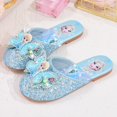 thumbnail image 1 of Zapatillas de dibujos animados de Disney para niñas primavera y otoño lindas sandalias y zapatillas de princesa Baotou para bebés frozen elsa zapatos de interior 28-Plantilla 18cm Gao Jinjia LED, 1 of 2