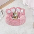 thumbnail image 6 of Dog & Cat Bed for Indoor Cats, Calming Dog Cats Bed Cuddler Warming Cozy Soft Bed Fluffys Faux Furs Cushion Bed For Small Medium Dogs And Cats, 6 of 6