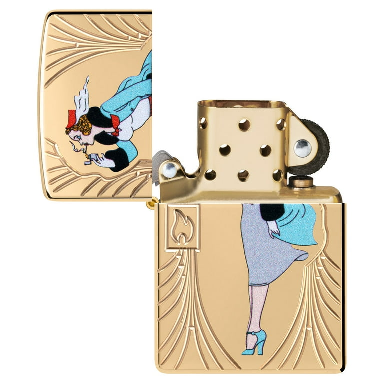 Zippo Engraved Windy 85th Anniversary Armor High Polish