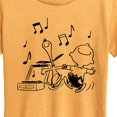 thumbnail image 3 of Peanuts - Snoopy Dancing - Women's Short Sleeve Graphic T-Shirt, 3 of 7