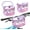 Flower, variant on Kids Bicycle Basket, Front Frame Handlebar Bag for Toddler Scooter Tricycle Bike, Fabric Bicycle Basket for Boys & Girls
