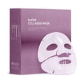 thumbnail image 1 of AROCELL Super Collagen Mask 8 mascarillas de hidrogel de matriz dual con colágeno de bajo peso molecular para elasticidad, hidratación, antienvejecimiento, enfriamiento, cuidado de la piel coreano, 43, 1 of 5