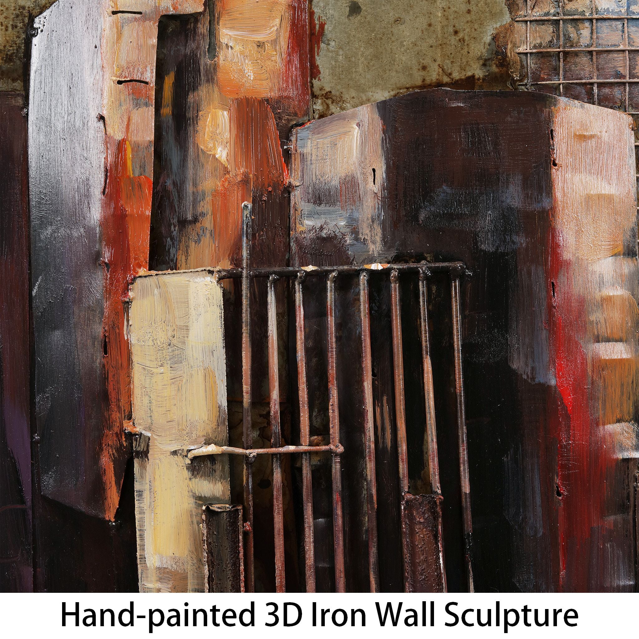 Empire Art Direct The Empire State & The Chrysler Building Hand Painted 3D Metal Wall Art, 40" x 30" each, Ready to Hang