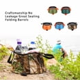 thumbnail image 4 of Seau de Pêche Pliable Sac de Transport Multicolore Durable Polyester Camouflage, 4 of 9