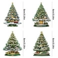 thumbnail image 4 of Christmas Ornaments 2025 Christmas Tree Decorations Indoor Car Pendant Hanging Decor Xmas Tree Shaped Ornaments Home Party Decorations, 4 of 4