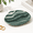 Verde Lapponia-9.36"L X6.24"W X0.7"H, variant on White Travertine Cloud Decorative Tray, 9.36"L X6.24"W X0.7"H, and Trinket Holder