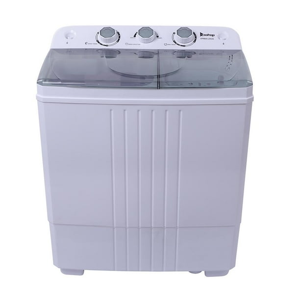 Portable Laundry Washer, 16.5 lbs Mini Compact Twin Tub Washing Machine