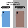 thumbnail image 5 of iPhone XR Case, Silicone Upgraded [Square Edges] & [Camera Protecion] Phone Case with Soft Anti-Scratch Microfiber Lining, 6.1 inch, Blue, 5 of 5