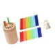 thumbnail image 5 of Vaso para clasificar colores con palitos, juguetes educativos sensoriales, cilíndricos para niños 24 piezas de palitos, 5 of 9