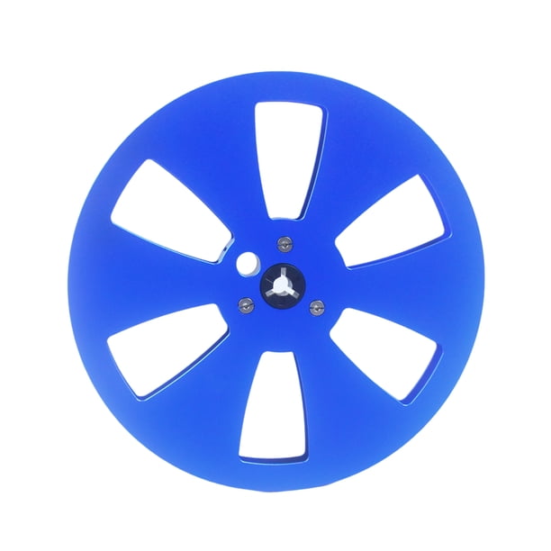 sweethay Carrete en blanco fácil de instalar para reproductores de cintas de carrete a carrete Accesorios de audio de carrete vacío Sistemas de cine en casa Azul