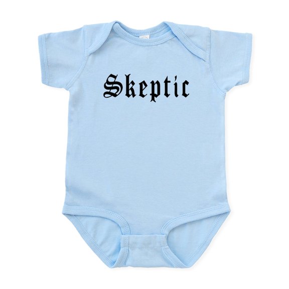 CafePress - Skeptic Infant Bodysuit - Baby Light Bodysuit, Size Newborn - 24 Months