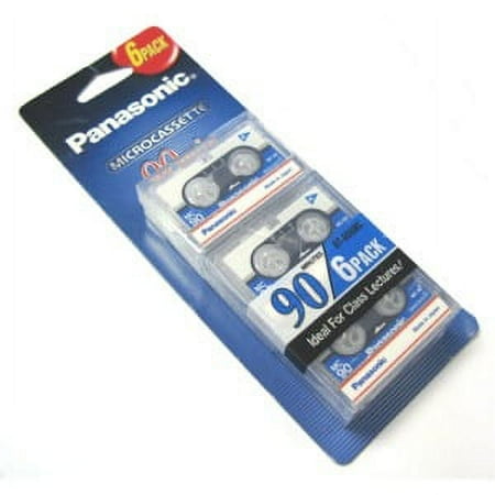 Panasonic 6-pack RT-90 Microcassette Tapes price history on PriceWatchPro