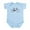 Sky Blue, variant on CafePress - Klaar Bike Baby Light Bodysuit - Baby Light Bodysuit, Size Newborn - 24 Months