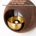 thumbnail image 5 of UYUH Japanese Style Door Bell Handcrafted Wooden Entry Alert Chime for Home & Office, Traditional Round Door Opening Bell with Zen Decor, 5 of 9