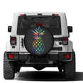 thumbnail image 2 of Dujiea Funda Universal Para Neumáticos De Repuesto Con Diseño De Piña Colorida, A Prueba De Polvo, Protectores De Neumáticos Para Remolques, Rv, Furgonetas, Suv, Camiones, Campistas Y Muchos Vehículos, 2 of 5