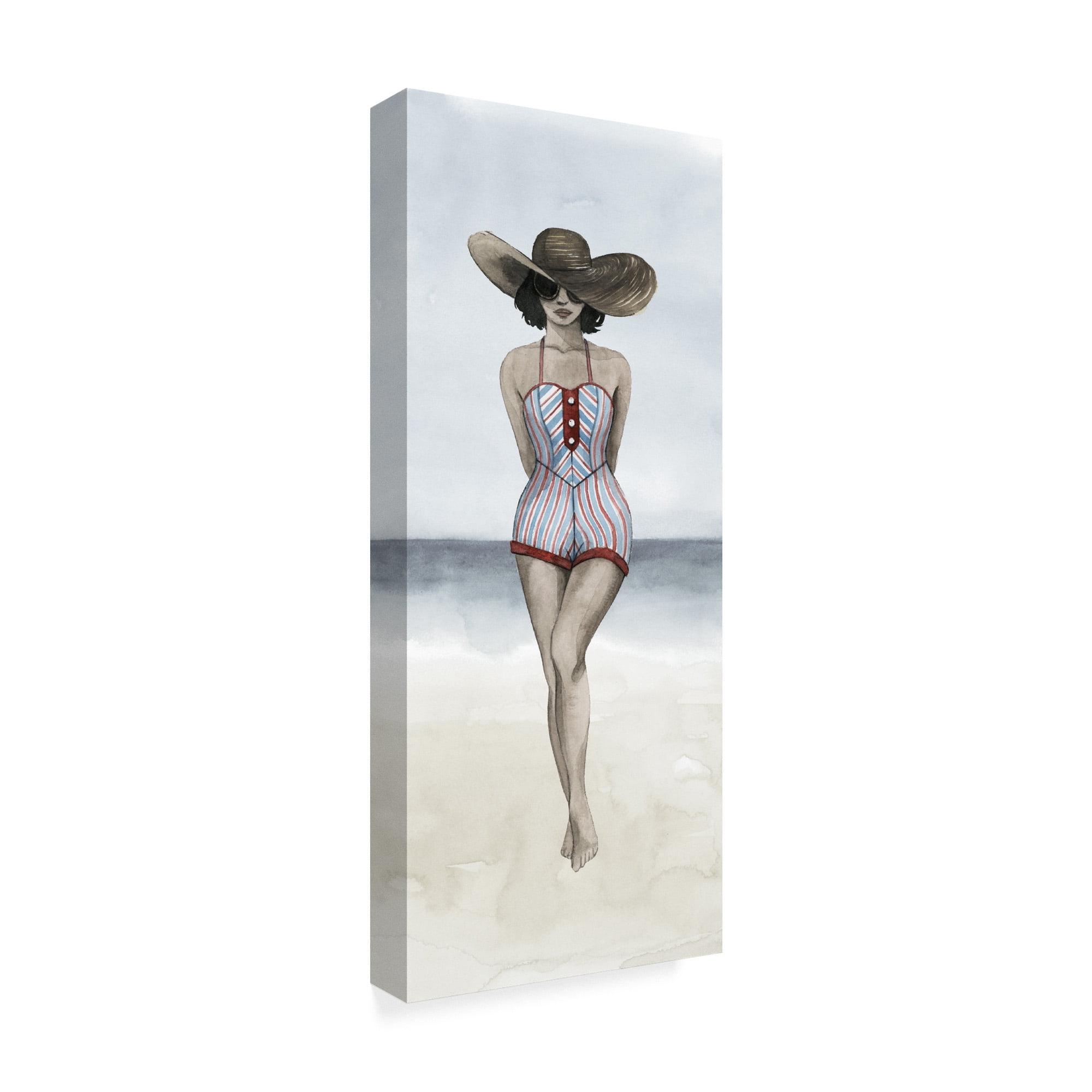 Trademark Fine Art 'Beach Beauty III' Canvas Art by Grace Popp