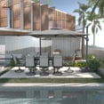 thumbnail image 3 of CASAINC 11FT Square Cantilever Patio Umbrella in Gray (without Umbrella Base), 3 of 8