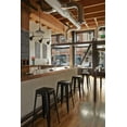 thumbnail image 2 of OSP Designs Bristow 30" Antique Black Metal Barstool, 2 of 4