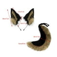 thumbnail image 5 of Aellinatey Wolf Dog Costume Accessories, Animal Ears Headband, Animal Tail, 5 of 14