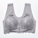 thumbnail image 3 of Gibobby Brasier Push Up Mujer Sujetadores deportivos para mujer Sujetador de yoga con hebilla frontal sexy Sujetador de entrenamiento de talla grande(Gris,42), 3 of 4