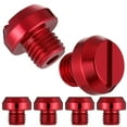 thumbnail image 5 of Masteelf  6 Pcs Rear View Mirror Screws Motorcycle Hole Plugs Motorbike Red, 5 of 8