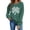Green#st patrick's day women's shirt, variant on Moxiu Women's St Patrick'S Day Tops Lucky Clover Irish Shamrock Pullover Crewneck Graphic Shirts Tops Long Sleeve Sweatshirt Green,L