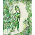 thumbnail image 2 of Marso  26x30 Black Ornate Wood Framed with Double Matting Museum Art Print Titled - Woman, 2 of 4