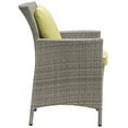 thumbnail image 2 of Pemberly Row  Patio Dining Arm Chair in Light Gray and Peridot, 2 of 3