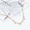 thumbnail image 4 of Simsly Butterfly Crystal Chain Adjustable Butterfly Pendant Necklace Shining Butterfly Chain with Rhinestones (Gold), 4 of 5