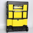 thumbnail image 4 of Toolbox Tool Case Household Large Storage Portable Steel and Plastic Stackable Rolling Upright Trolley with Drawers and Removable Tray Organiser for Tools, 4 of 6