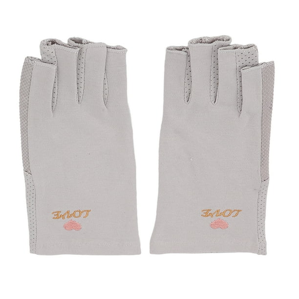 Guantes De Lámpara UV, Guantes De Protección De Manicura Para El Cuidado De La Piel Que Evitan Que Se Formen Bolas Sin Dedos Elásticos Para El Hogar Para El Salón Anggrek AF1908