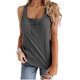 thumbnail image 1 of Camiseta sin mangas con botones, cuello en U Camiseta sin mangas con botones y cuello en U Camisa sin mangas de punto acanalado Eficiencia óptima, 1 of 6