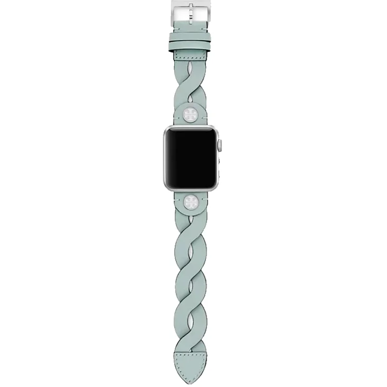 Tory Burch Tbs0111e Blue Braided Leather 38mm-45mm Apple  display picture 3