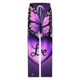 thumbnail image 4 of Butterfly Pajama Pants Loose Pajamas Female Breathable Home Trousers Leisure Sleeping Pants Large Size, 4 of 6