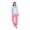 Aqua Green Pink, variant on Women's Pajama Set of Soft Short Sleeve Knit Graphic T-shirt and Printed Pajama Shorts by Badger Smith (M, White Red)