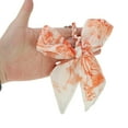 thumbnail image 4 of Unique Bargains 1 Pc Trendy Bow Scarf Letter I Handbag Charm Decorative Keychain Orange, 4 of 5
