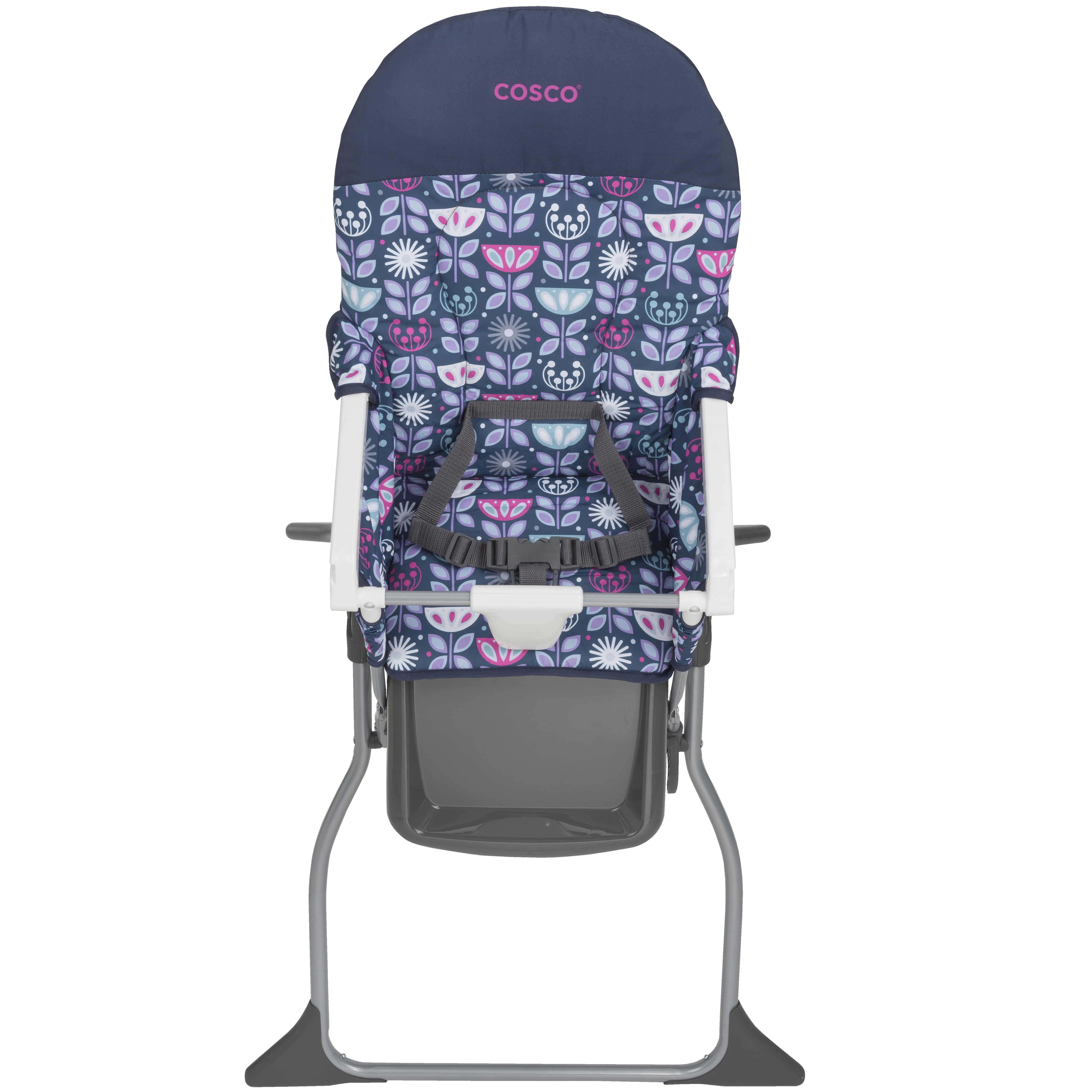 Cosco Kids Simple Fold High Chair, Poppy Field