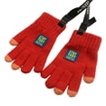 thumbnail image 3 of Naierhg 1 Pair Children Gloves Anti lost Colored Lanyard Letter Cloth Label Cute Gloves Cold Stretchy Knitted Five finger Gloves Winter Outdoor Accessories Red, 3 of 8