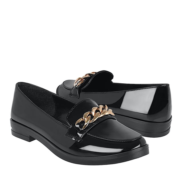 MOCASINES DAMA SIENA 4028 CHAROL NEGRO