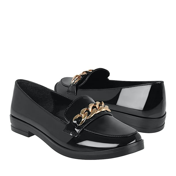 MOCASINES DAMA SIENA 4028 CHAROL NEGRO